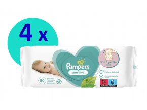 Pampers Sensitive 4 x 80 ks