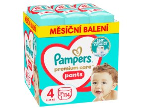 Pampers Premium Care pants 4 maxi (9 15 kg) 114 ks (1)