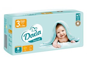 Dada Extra soft vel. 3 54 ks (4 9 kg)