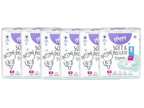 Bella Happy Soft & Delicate BigPack vel. 1 (2 5kg) 492 ks (6x82 ks)