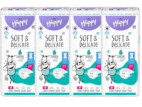 Bella Happy Soft & Delicate BigPack vel. 6 (15+ kg) 192 ks (4x48 ks)