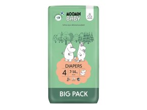 Moomin Baby EKO pleny BigPack vel. 4 63 ks (7 14 kg) (1)
