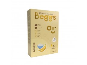 Beggs Mléčná rýžová banánová kaše (200 g) (1)