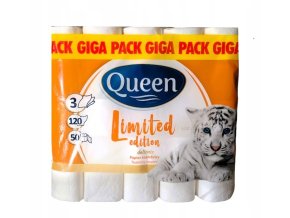 Queen toaletní papír 3 vrstvý 50 rolí