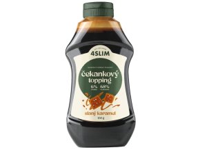 4Slim Čekankový topping příchuť slaný karamel 700 g