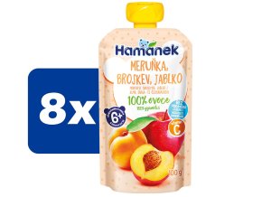Hamánek Meruňka, broskev, jablko 8 x 100 g