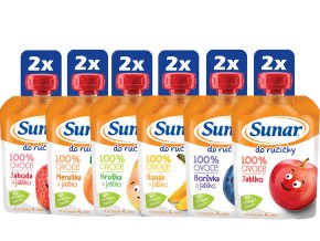 Sunar Do ručičky mix příchutí III (12 x 100 g)