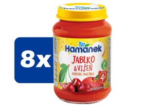 Hamánek Jablko a višeň 8 x 190 g