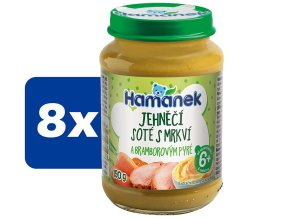 Hamánek Jehněčí soté s mrkví a bramborovým pyré 8 x 190 g
