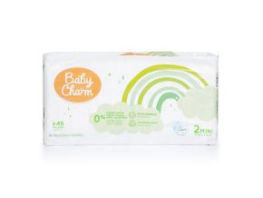 Baby Charm Super Dry Flex vel. 2 Mini, 4 8 kg, 46 ks (1)
