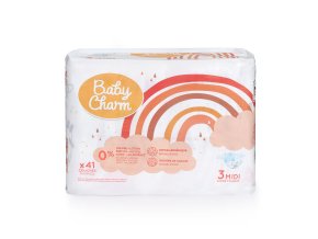 Baby Charm Super Dry Flex vel. 3 Midi, 6 10 kg, 41 ks (1)