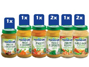 Hamánek Masozeleninový mix ve skle III. (8+) 7 x 230 g + 1 x 190 g