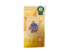 Mr Magic Univerzální vlhčené utěrky s citrónovou vůní 80 ks