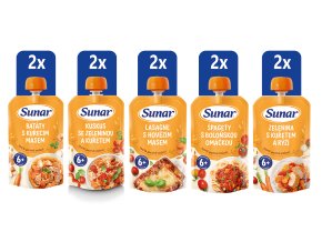 Sunar Masozeleninový mix karton III (10 x 120 g)