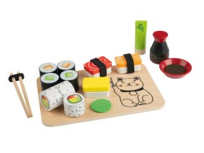 PLAYTIVE® Dřevěné potraviny sada na sushi (1)