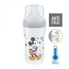 NUK Perfect Match fľaša MICKEY s kontrolou teploty - 260 ml
