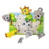 Dřevěné puzzle zvířátka 8 dílků (Rappa) (2)