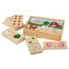 PLAYTIVE® Dřevěná motorická hra domino (1)