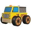 PLAYTIVE® Sada skládacích dřevěných autíček, 2dílná nákladní auto a sanitka (3)