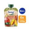 Sunar BIO kapsička jablko, mango a broskev (6 x 100 g)