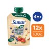 Sunar BIO kapsička jablko, jahoda, borůvka (12 x 100 g)