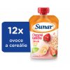 Sunar Ovocná kašička jahoda, banán, oves (12 x 120 g)