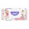 Happy Baby vlhčené ubrousky ovesné proteiny a panthenol 64 ks