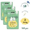 Moomin Baby EKO pleny vel. 2 168 ks (3 6 kg) (2)