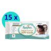 Pampers vlhčené ubrousky Aqua Soft Touch 15 x 60 ks