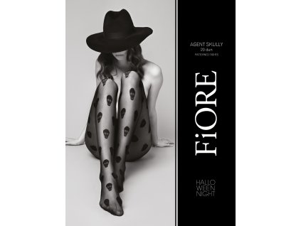 Strumpfhosen FIORE - AGENT SKULLY 20DEN