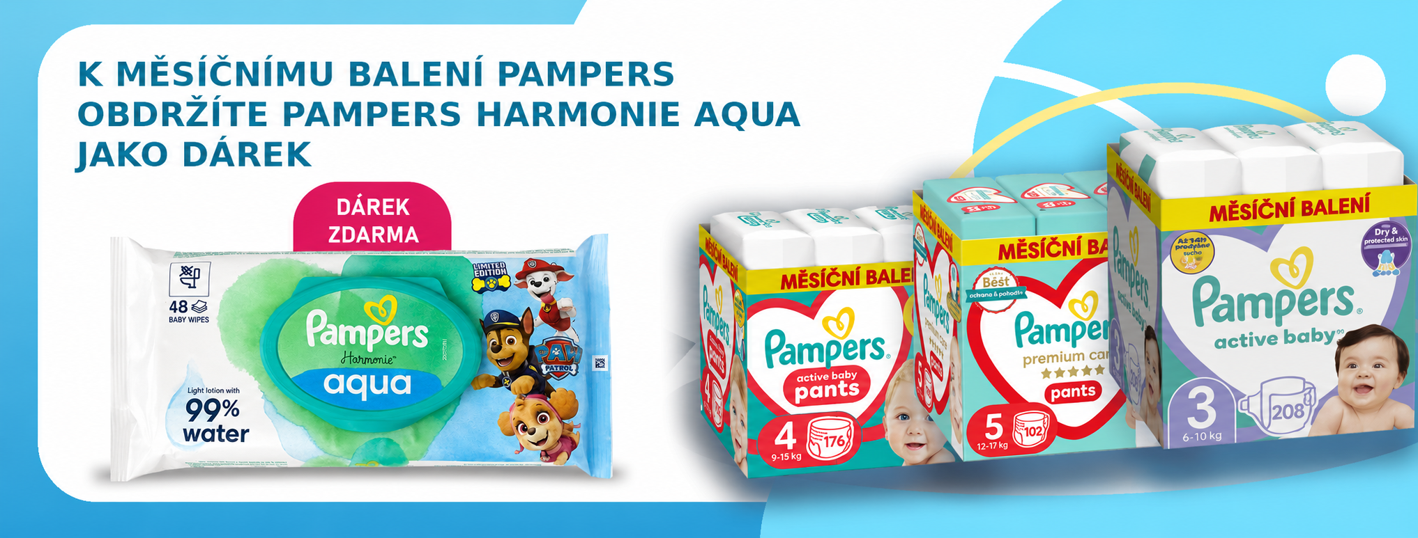 Pampers + dečka
