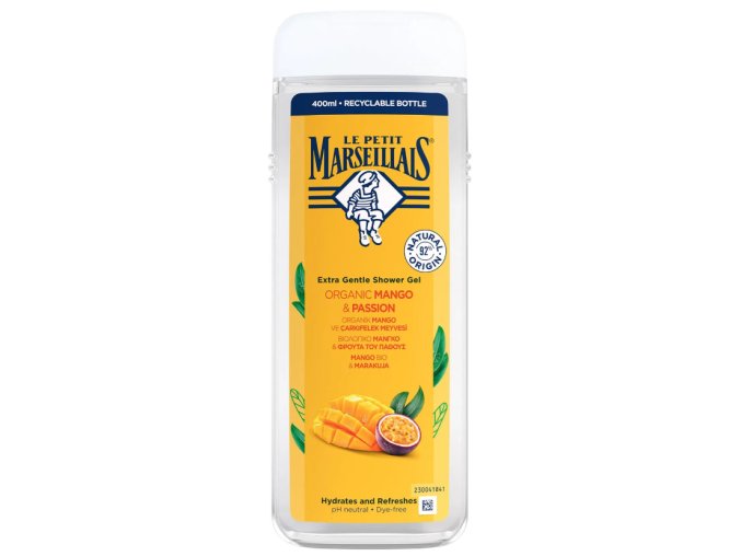 Jemný sprchový gel bio mango a bio marakuja Le Petit Marseillais (400 ml) (1)