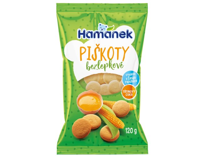 Hamánek Bezlepkové piškoty 120 g