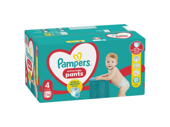 Pampers Active Baby Pants vel. 4 108 ks (9 15 kg) (1)