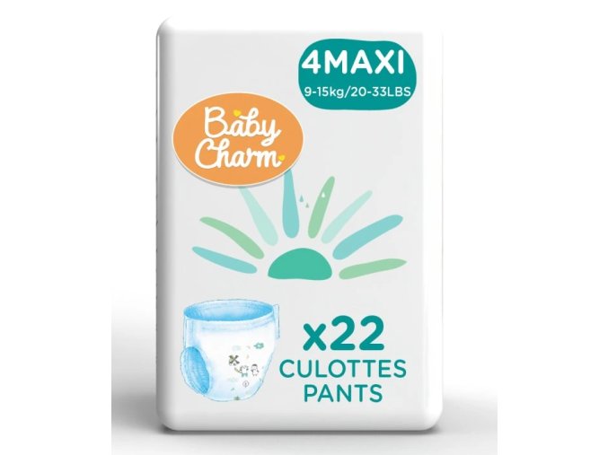 Baby Charm super dry pants 4 maxi (9 15 kg) 22 ks (3)