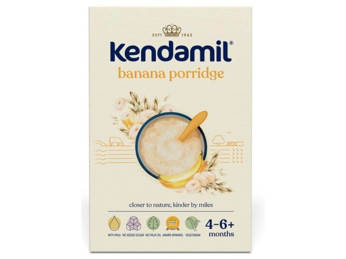 Kendamil mléčná kaše s banánem (150 g) (1)