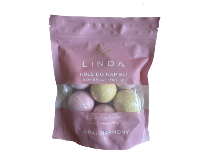 Linda Šumivé koule do koupele Floral Harmony 6 ks