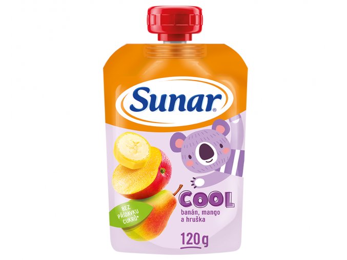 Sunar Cool ovoce hruška, banán, mango (120 g)