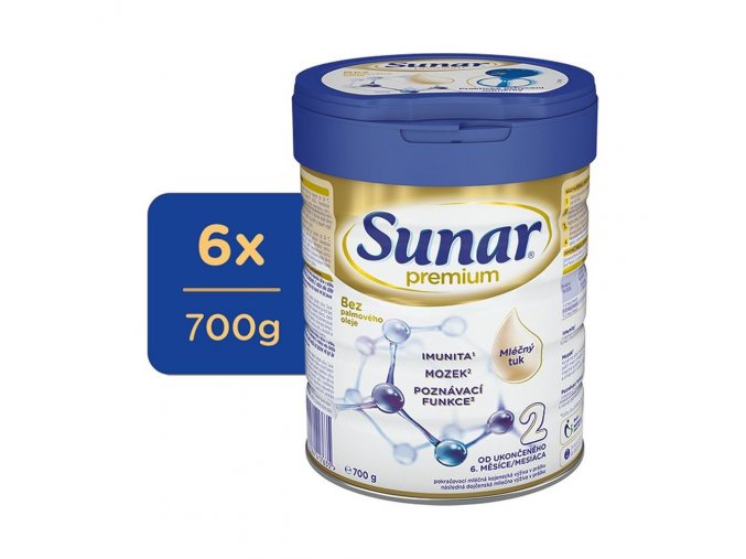 Sunar Premium 2, 6x700g