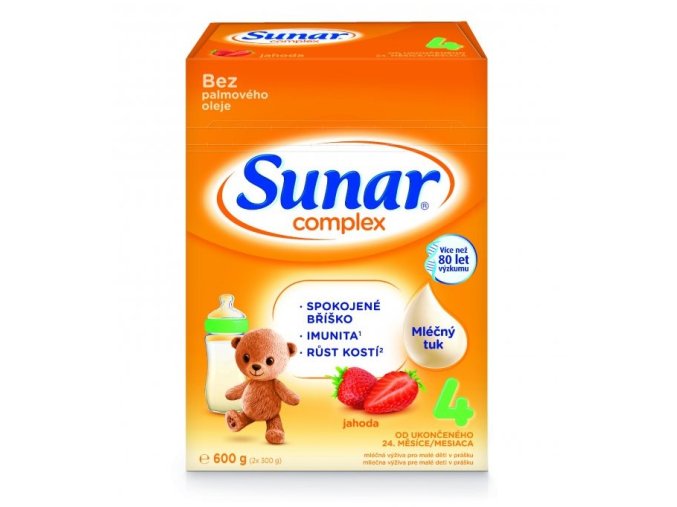 Sunar Complex 4 jahoda 600g