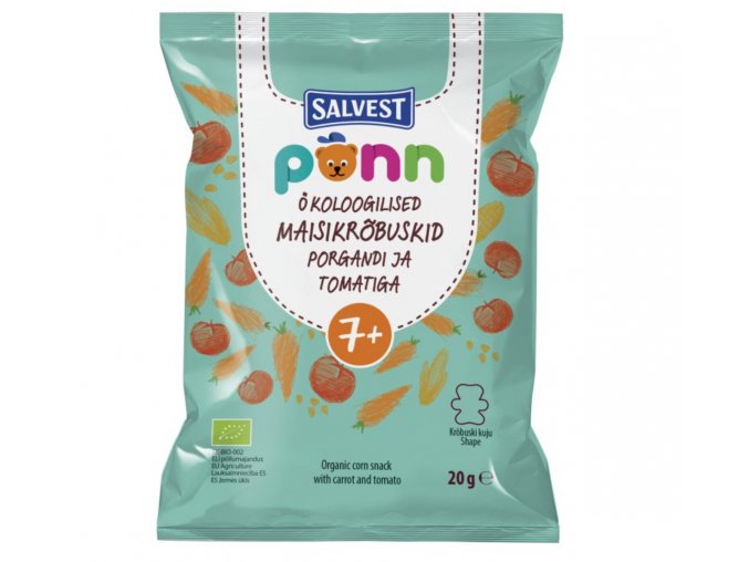 SALVEST Põnn BIO Rajčatové křupky (20 g)