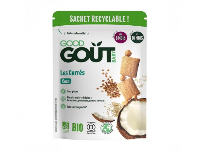 Good Gout BIO Kokosové polštářky (50 g) (1)