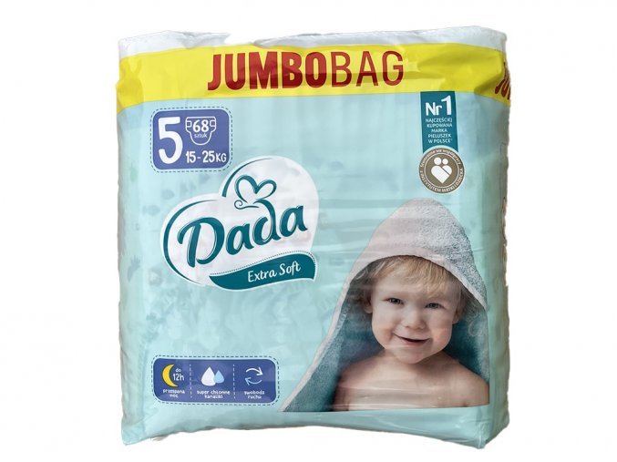 Dada Extra soft bag vel. 5 (15 25 kg) 68 ks