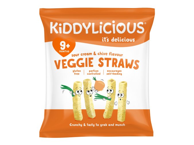 Kiddylicious zeleninové tyčinky s příchutí zakysané smetany a pažitky (12 g)