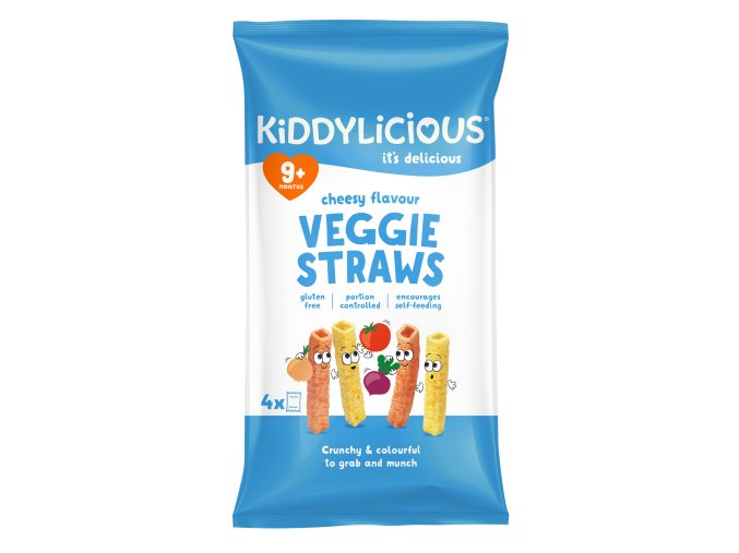 Kiddylicious zeleninové tyčinky se sýrovou příchutí (4 x 12 g) (1)