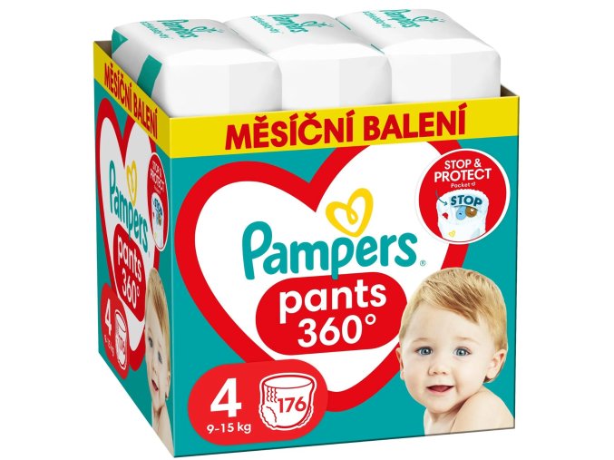 Pampers Pants vel. 4 176 ks (9 15 kg)