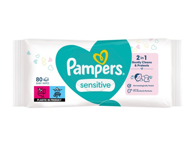 Pampers Sensitive 80 ks