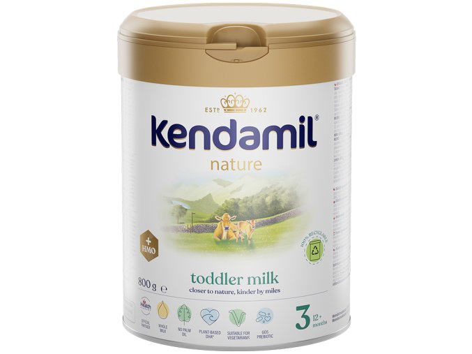 Kendamil BIO Nature batolecí mléko 3 DHA+ (800 g) (1)