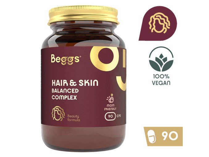 Beggs Balanced hair & skin Complex (90 kapslí) (1)