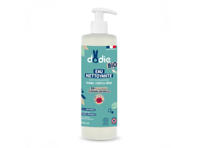 Dětská čistící voda 3v1 (Dodie Organic) 400 ml (1)